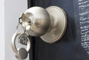 Keys in Door Lock